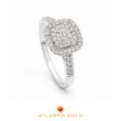 Inel de Logodnă Ice Glamour - Diamante, Aur alb 14K