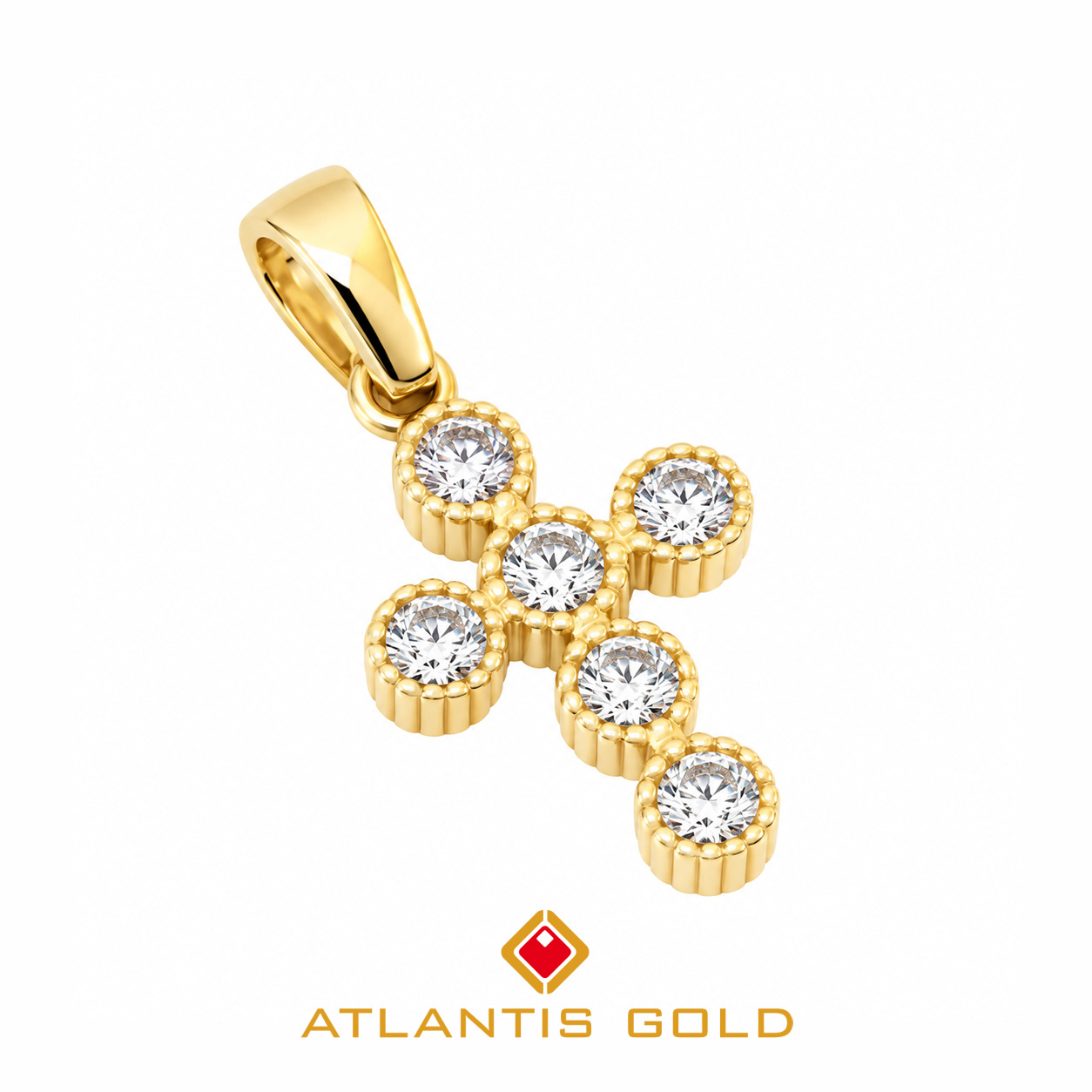Pandantiv Aurelia cu Zirconia din Aur 14K